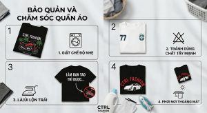 bảo quản quần áo - áo thun unisex