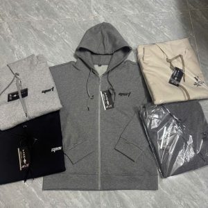 Hoodie xám basic