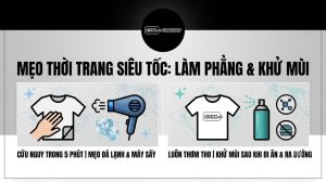 cách làm phẳng áo thun không cần bàn ủi